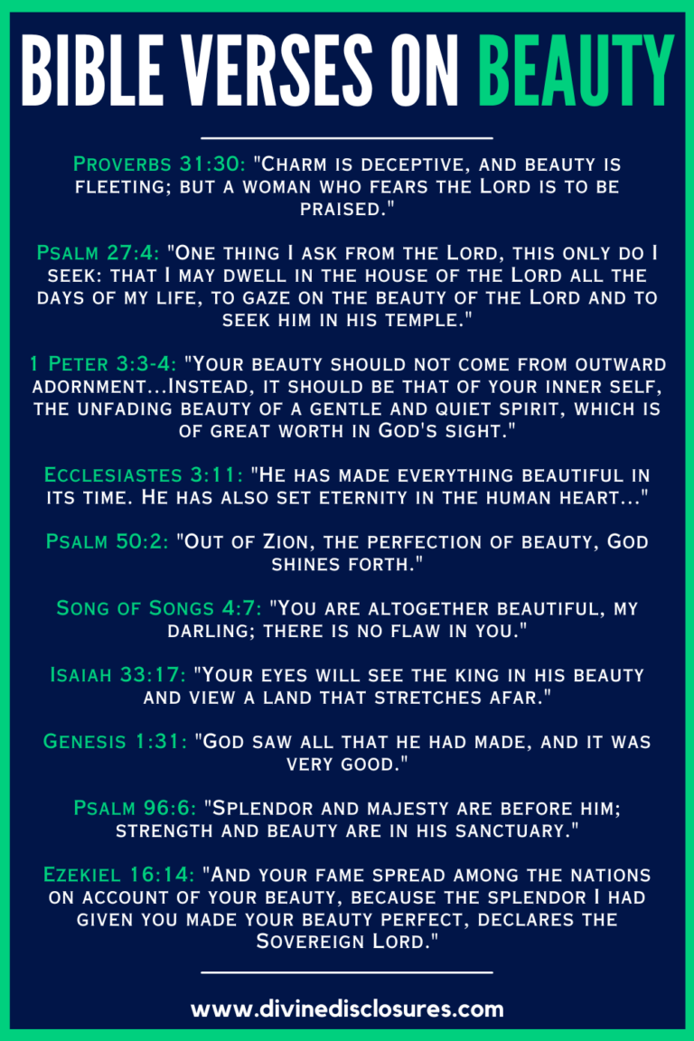 53+ Powerful Bible Verses About Beauty For 2024