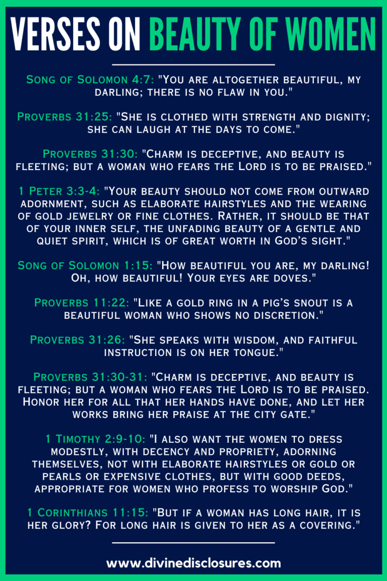 Best Bible Verses About The Beauty Of A Woman For 2024