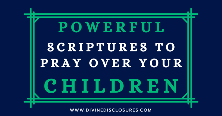 Powerful Scriptures To Pray Over Your Children In 2024