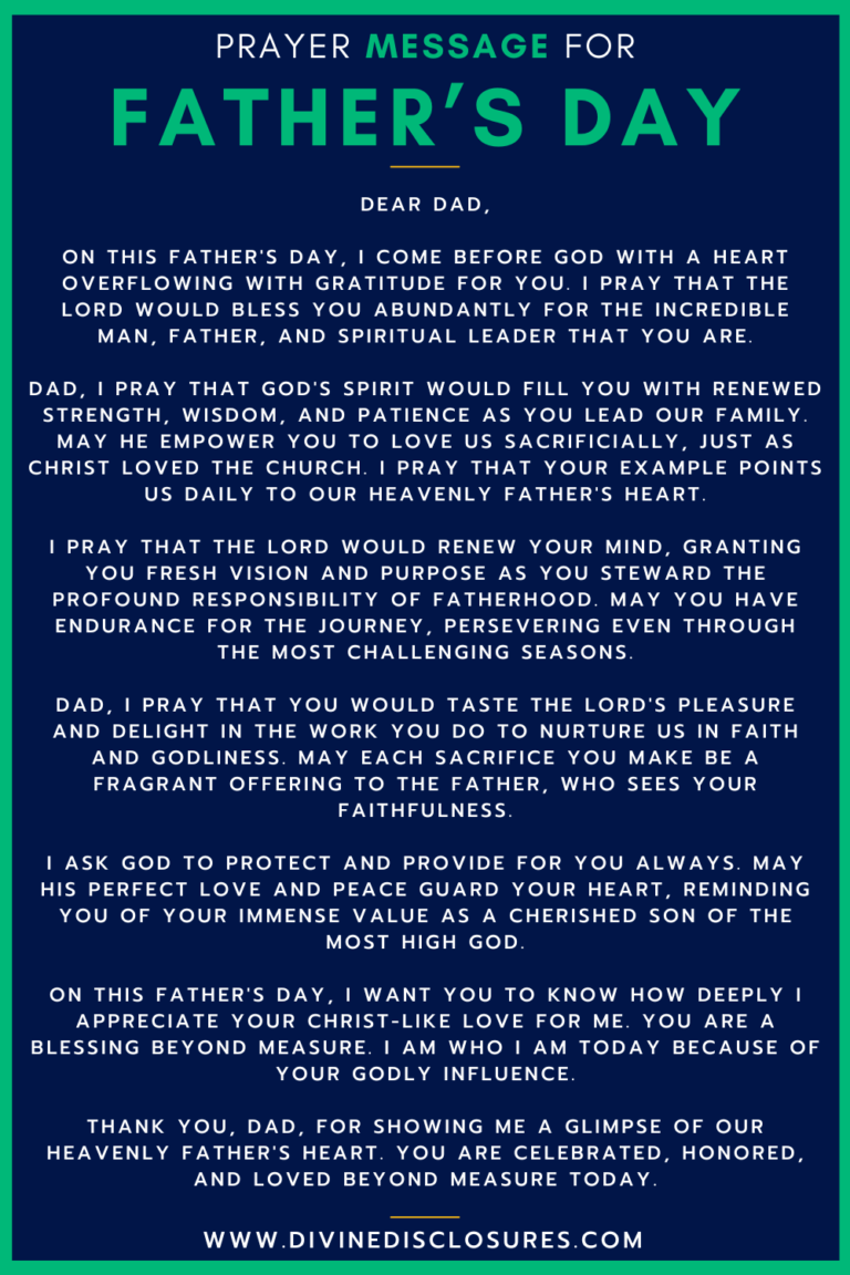 60+ Happy Father's Day Prayers To Touch Dad's Heart In 2024