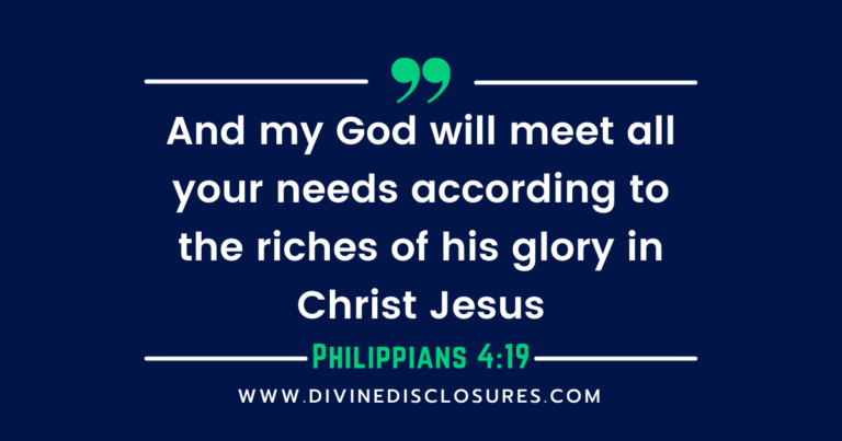 Philippians 4 19 Meaning God Will Supply All Your Needs