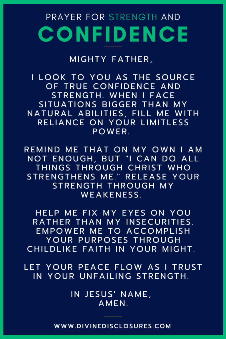 32 Prayers For Confidence To Empower Your Spirit In 2024