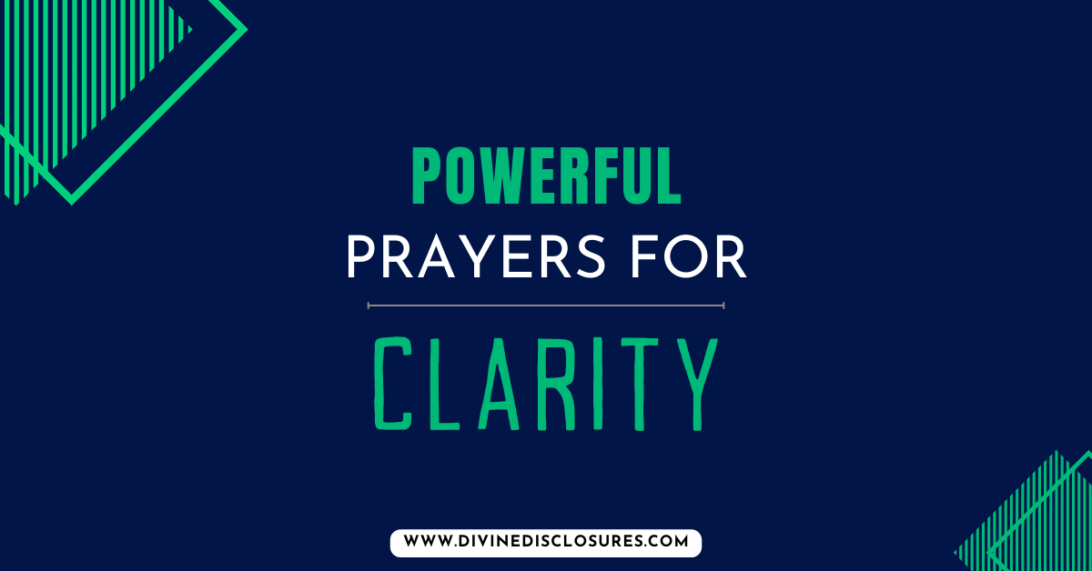 31 Prayers For Clarity: Seeking God's Clear Direction In 2024