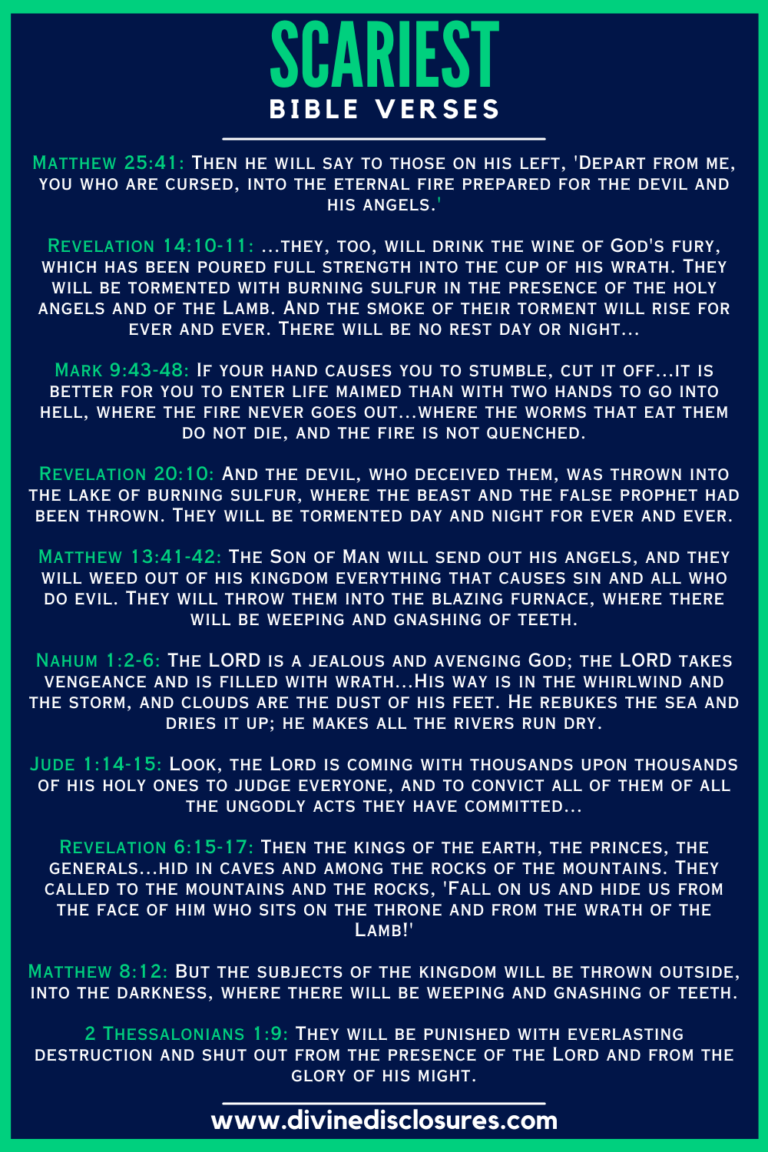 Scary Bible Verses All Should Know About In 2024